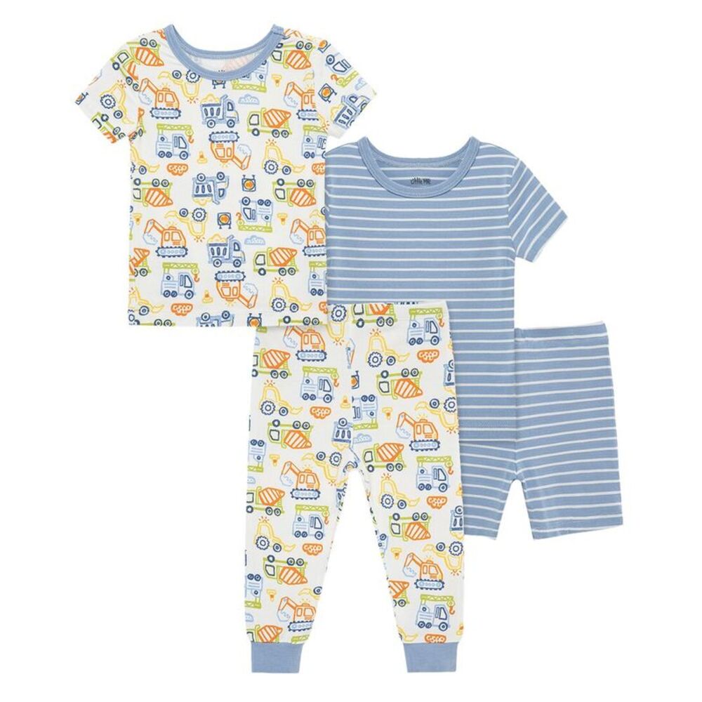 Little Me Boys  4Pc Construction 4Pc Pj
